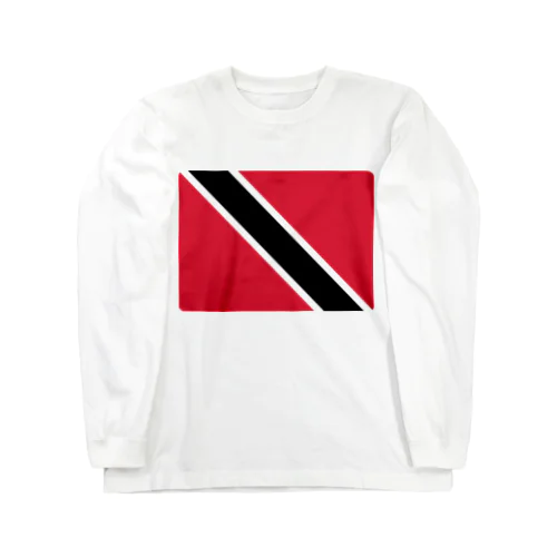 トリニダード・トバゴの国旗 ロングスリーブTシャツ