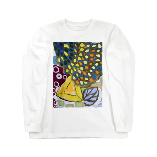 花　宝石　果物 Long Sleeve T-Shirt