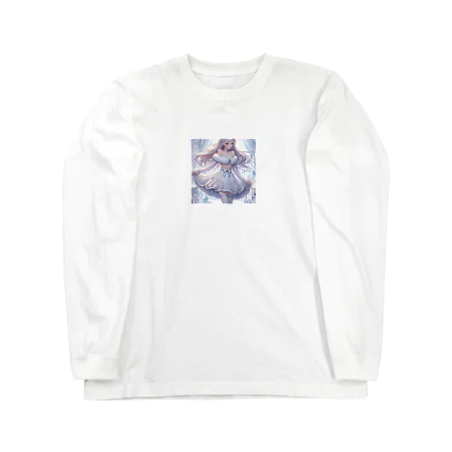 かわいいドレスの女の子 Long Sleeve T-Shirt