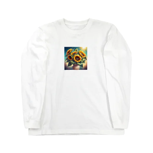 ひまわりの花束 Long Sleeve T-Shirt