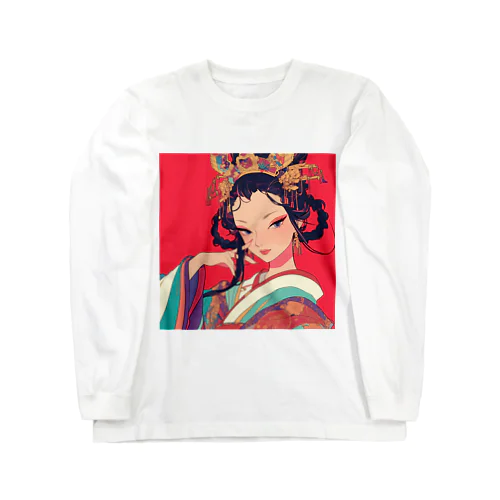 錦絵の微笑 Marsa 106 ロングスリーブTシャツ