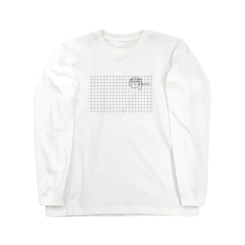 方眼紙 Long Sleeve T-Shirt