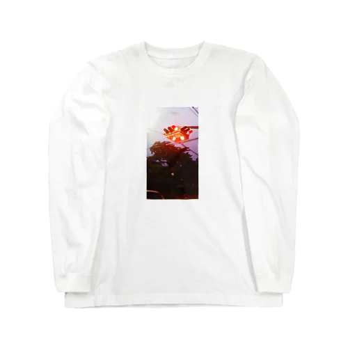 赤い信号機達 Long Sleeve T-Shirt