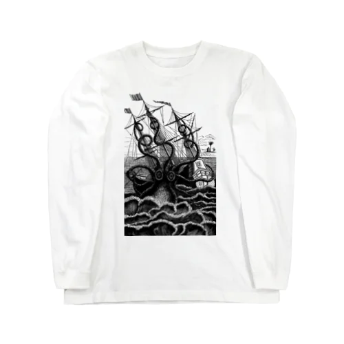 海の怪物、クラーケン！！ Long Sleeve T-Shirt