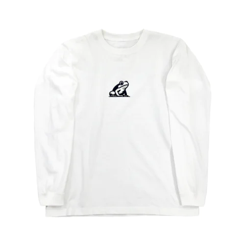 モノクロカエルくん Long Sleeve T-Shirt