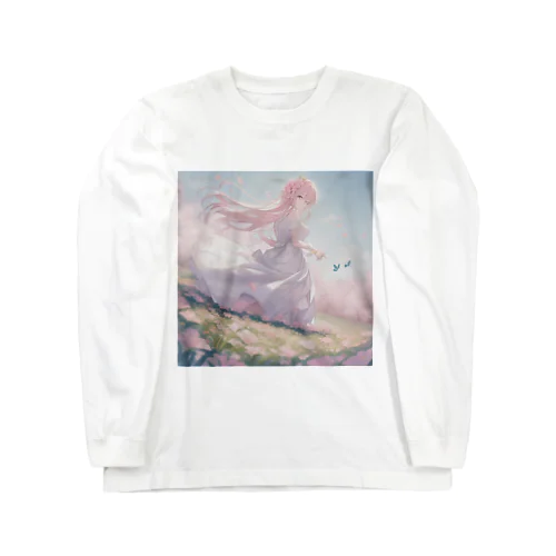 草原の少女 Long Sleeve T-Shirt