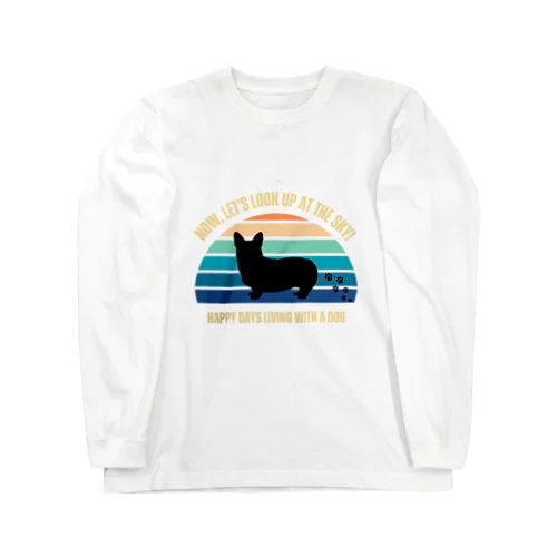 わんちゃん　コーギー Long Sleeve T-Shirt