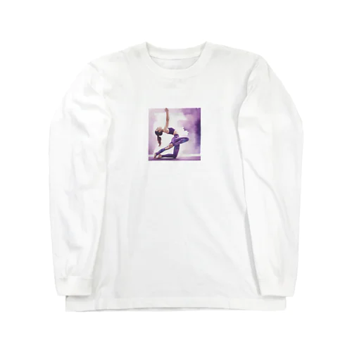 ヨガを極める美しさ Long Sleeve T-Shirt