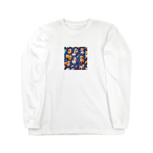 ワンちゃん大集合 Long Sleeve T-Shirt