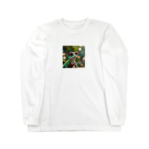 かわいいヤモリ Long Sleeve T-Shirt