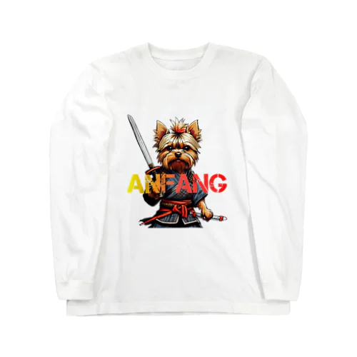 ANFANG SAMURAI YORKIE ロングスリーブTシャツ