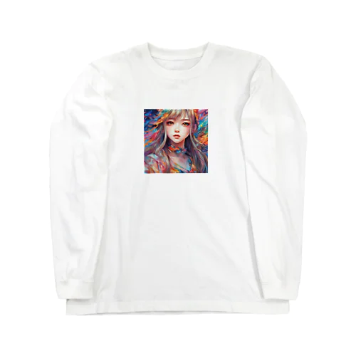 美少女　アート Long Sleeve T-Shirt