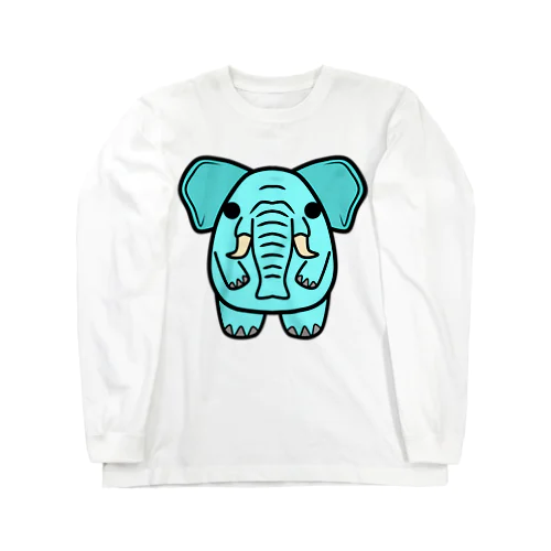 Animal　ゾウ Long Sleeve T-Shirt