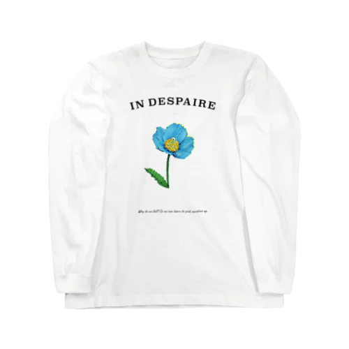 Himalayan blue poppy ロングスリーブTシャツ