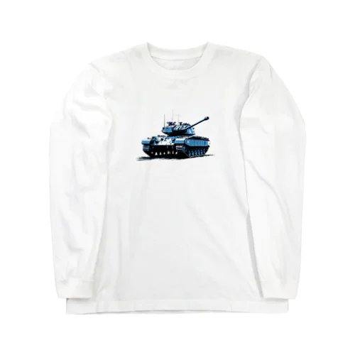 戦車イラスト01 ロングスリーブTシャツ