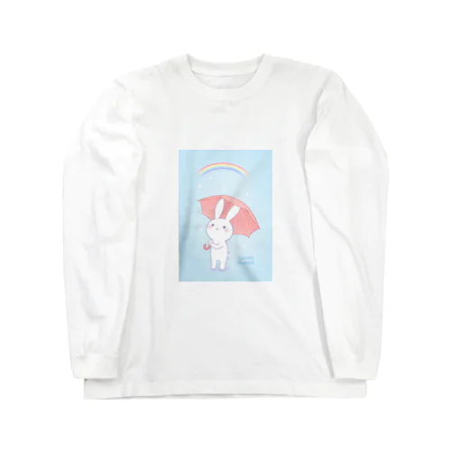 寂しがりうさぎ（雨のち晴れ） Long Sleeve T-Shirt