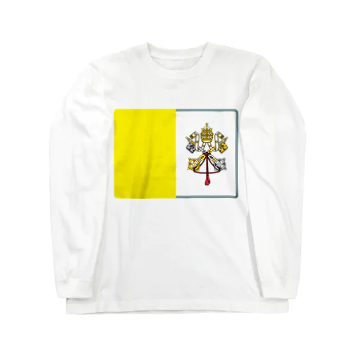 バチカンの国旗 Long Sleeve T-Shirt