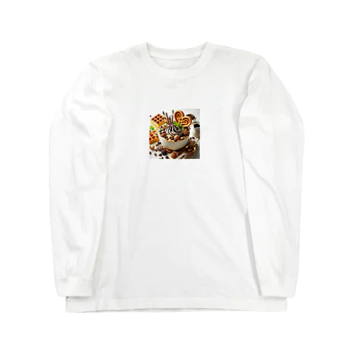 ほろ苦いコーヒーが甘い驚きをもたらす！ Long Sleeve T-Shirt