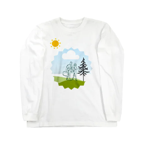 いい天気だ！散歩しよう！　歩こ～歩こ～私は元気～♪ Long Sleeve T-Shirt