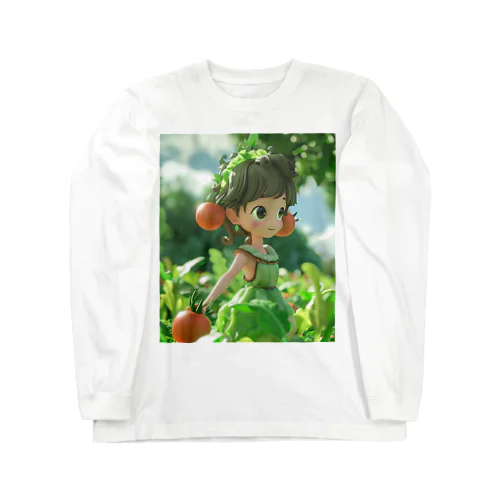 レタス姫の友達、トマトのタムちゃん Long Sleeve T-Shirt