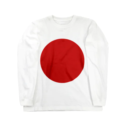 日本の国旗 ロングスリーブTシャツ