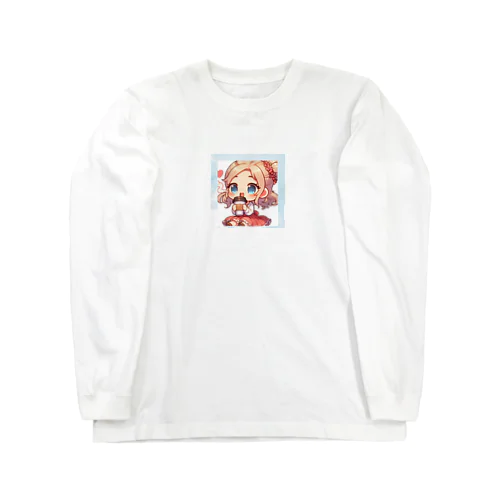 カフェが好きな女の子 Long Sleeve T-Shirt