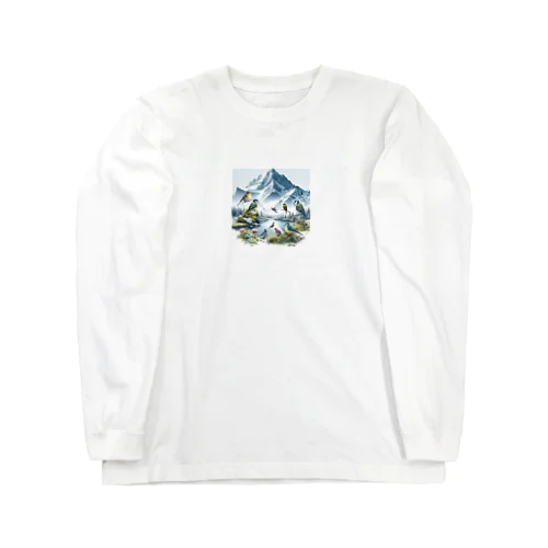 たくさんの美しい鳥たち Long Sleeve T-Shirt