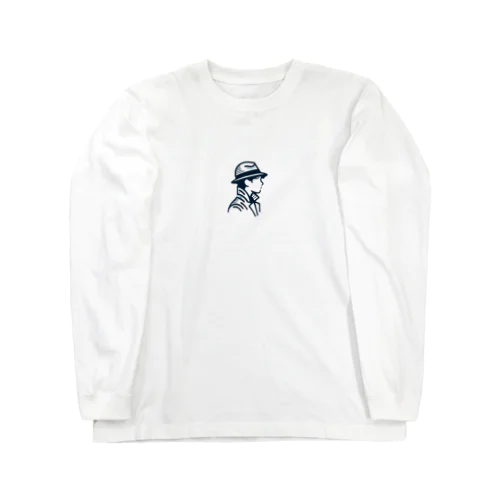 帽子を被った青年 Long Sleeve T-Shirt