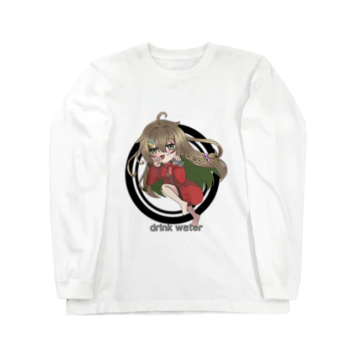 お水を勧めるギャル先輩 Long Sleeve T-Shirt