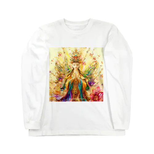 InfinityBlessingArtWorld観音 Long Sleeve T-Shirt