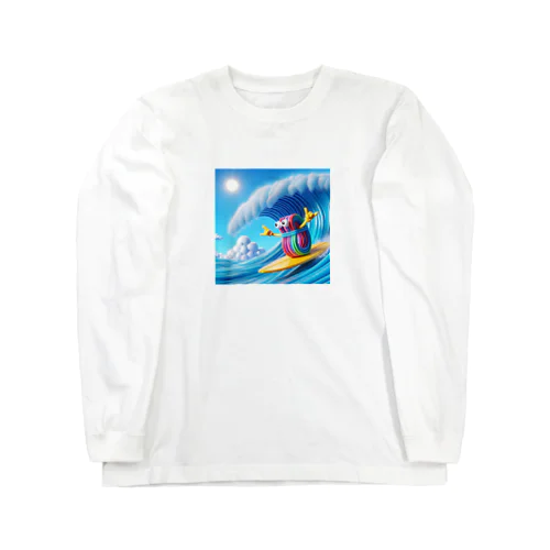 波乗り輪ゴム Long Sleeve T-Shirt