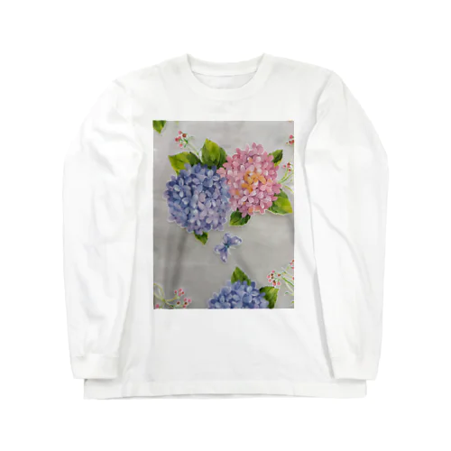 紫陽花 Long Sleeve T-Shirt