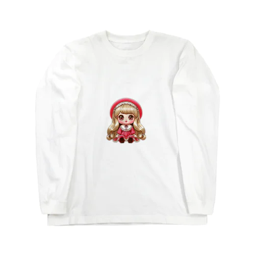 レトロなDOLL ロングスリーブTシャツ