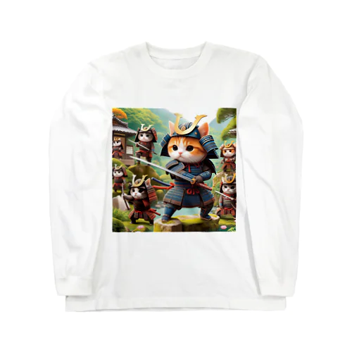 武士猫 Long Sleeve T-Shirt
