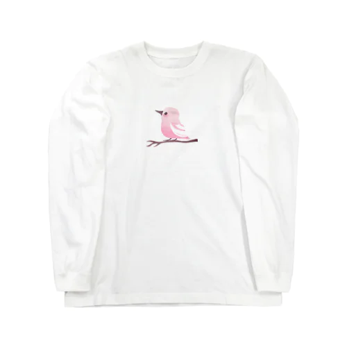 ピンクの小鳥ちゃん Long Sleeve T-Shirt