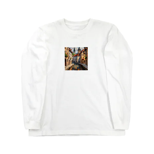 古き町並み Long Sleeve T-Shirt