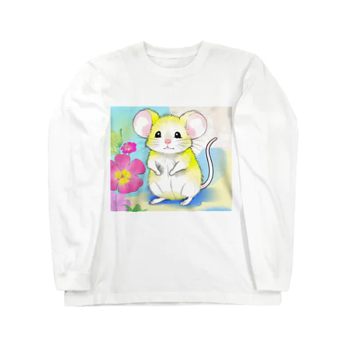 ねずみのスニーキー Long Sleeve T-Shirt