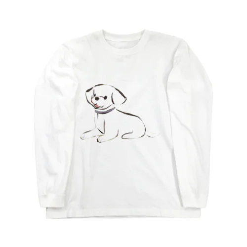 子犬しろちゃん ロングスリーブTシャツ