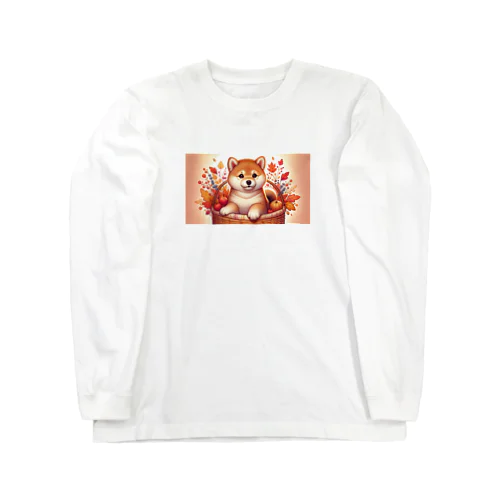 可愛い柴犬 Long Sleeve T-Shirt