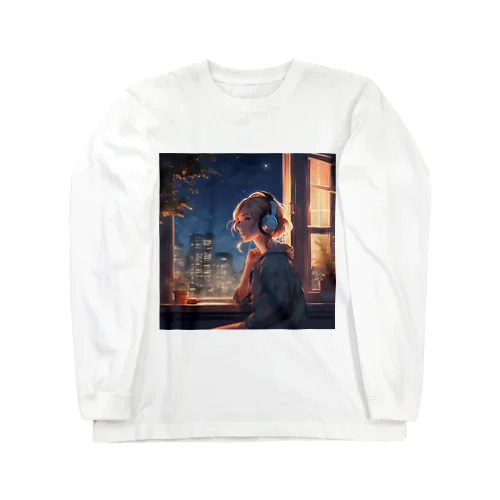 ブロンド美女 Long Sleeve T-Shirt