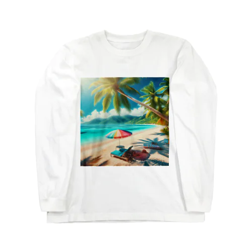 ビーチ Long Sleeve T-Shirt