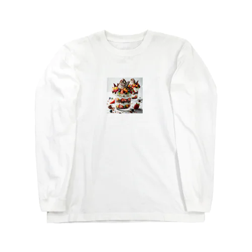 贅沢なパフェ Long Sleeve T-Shirt