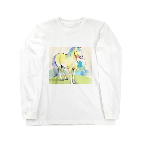 母馬のフローラ Long Sleeve T-Shirt