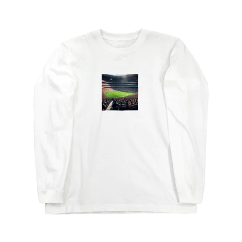 満員のスタジアム Long Sleeve T-Shirt