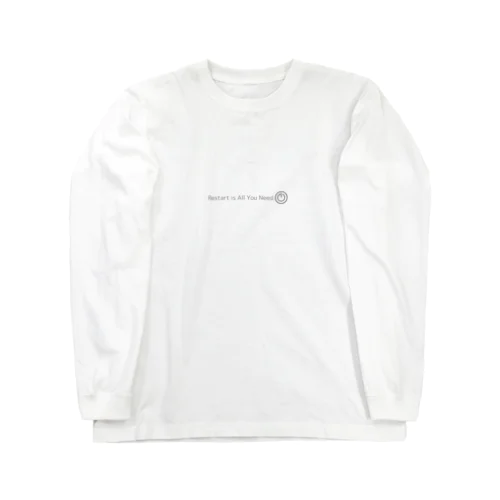 【エラー・再起動】Restart is All You Need. Long Sleeve T-Shirt