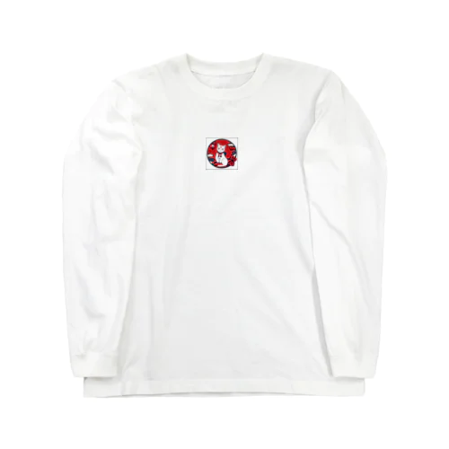 和風アート猫 Long Sleeve T-Shirt