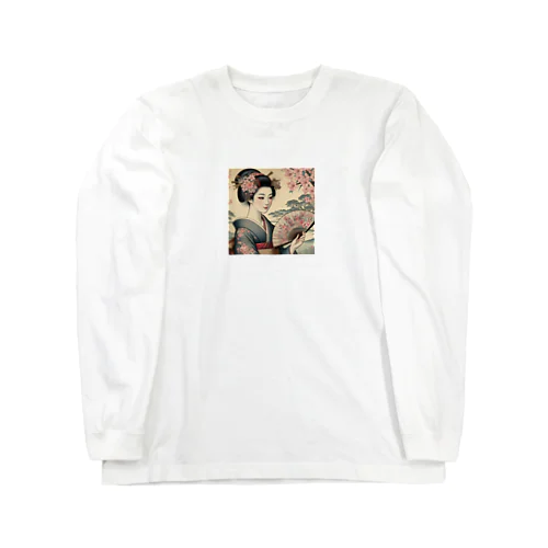 美しい日本女性のグッズ Long Sleeve T-Shirt