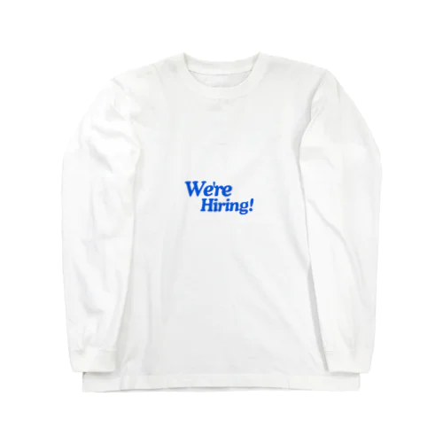 we'er hiring ロングスリーブTシャツ