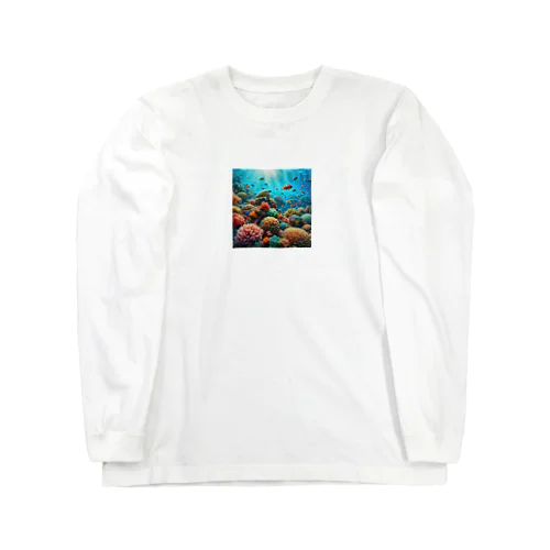 海の中を泳ぐ魚達 Long Sleeve T-Shirt