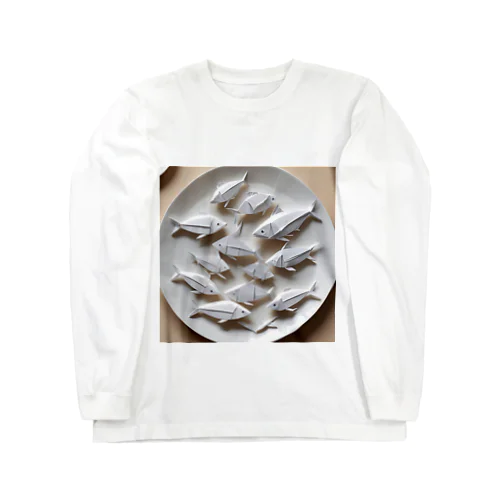 折り紙のイラスト_029 Long Sleeve T-Shirt